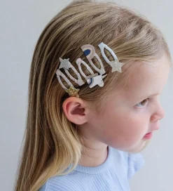 Hårspænder|Hårpynt*Mimi & Lula Hårspænder - 5-pak - 4 cm - Mini Unicorn Celeste