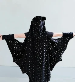 Udklædningstøj*Mimi & Lula Kappe m. Hætte - Black Bat Halloween
