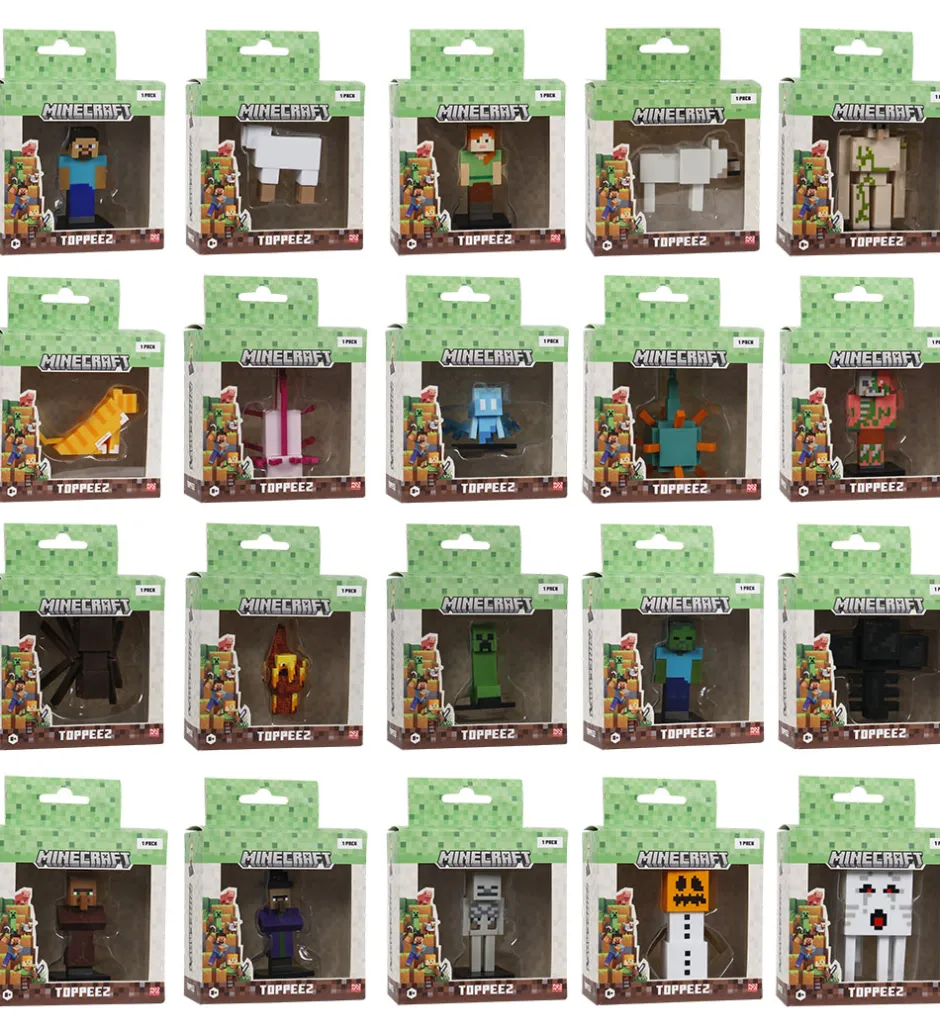 Minecraft Figur - 3D - Assorteret