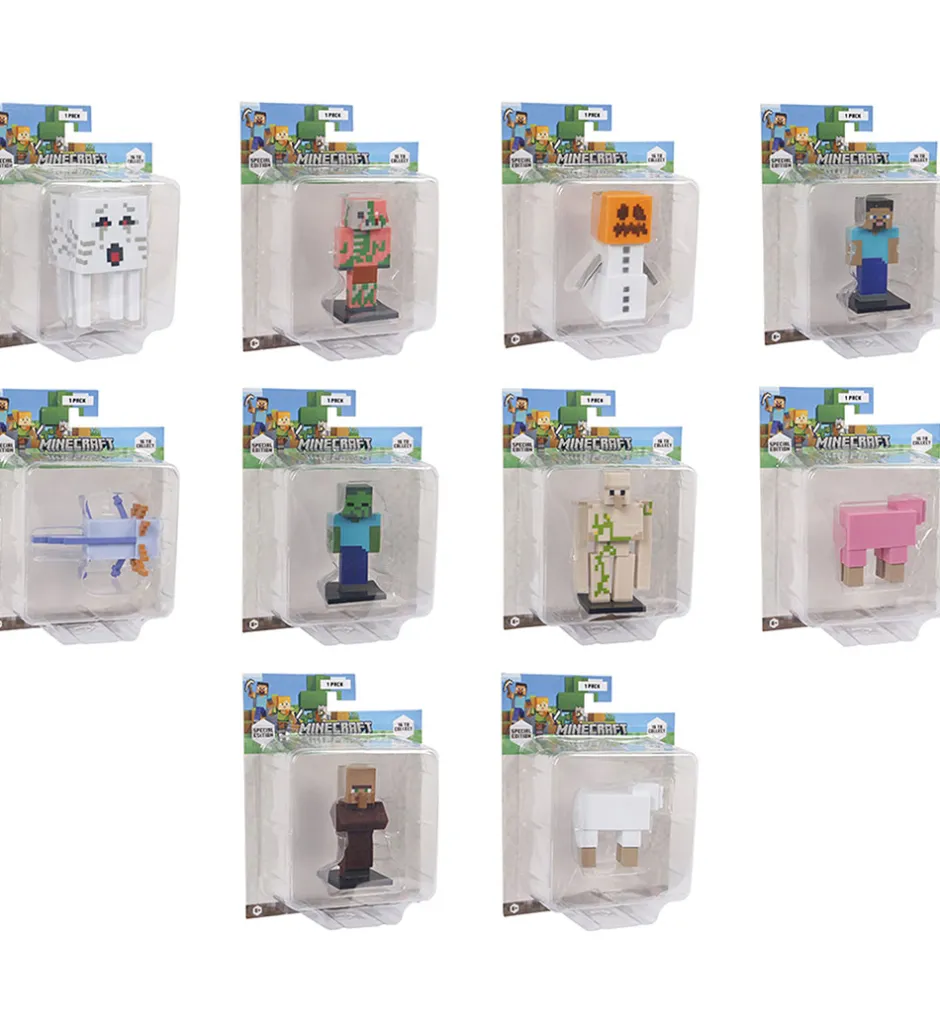 Minecraft Figur - 3D Special Edition - Assorteret