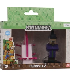 Figurer*Minecraft Legetøjsfigurer - 3D - 2-pak - Axolotl/Witch