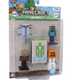 Figurer*Minecraft Legetøjsfigurer - 3D Special Edition - 5-pak