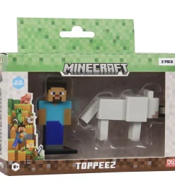 Figurer*Minecraft Legetøjsfigurer - 3D - 2-pak - Steve/Dennis