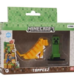 Figurer*Minecraft Legetøjsfigurer - 3D - 2-pak - Cat/Creeper