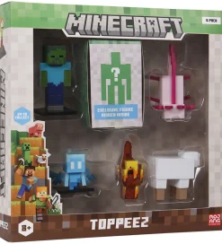 Figurer*Minecraft Legetøjsfigurer - 3D - 6-pak