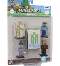 Figurer*Minecraft Legetøjsfigurer - 3D Special Edition - 5-pak