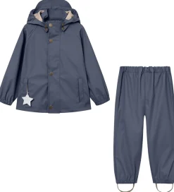 Børn Mini A Ture Regntøj - PU - MatReinar - Ombre Blue