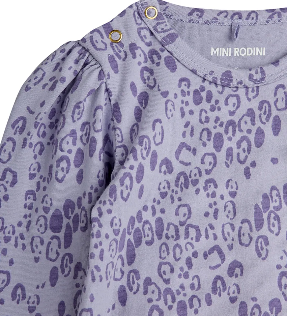 Bodyer*Mini Rodini Body l/æ - Leopard - AOP - Purple