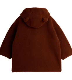 Fleece*Mini Rodini Fleecejakke - Bear - Brun