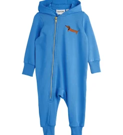 Heldragter*Mini Rodini Heldragt - Dog - Baby Onesie - Blå