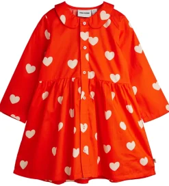 Kjoler*Mini Rodini Kjole - Hearts - Rød