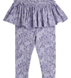Leggings*Mini Rodini Leggings - Leopard - AOP - Purple