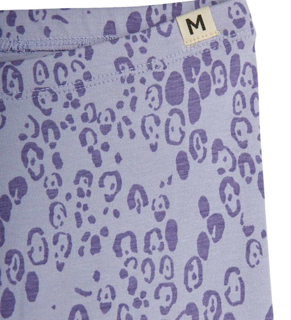 Leggings*Mini Rodini Leggings - Leopard - AOP - Purple