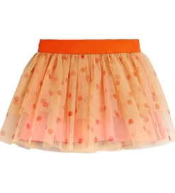 Nederdele*Mini Rodini Nederdel - Tyl - Pink m. Prikker