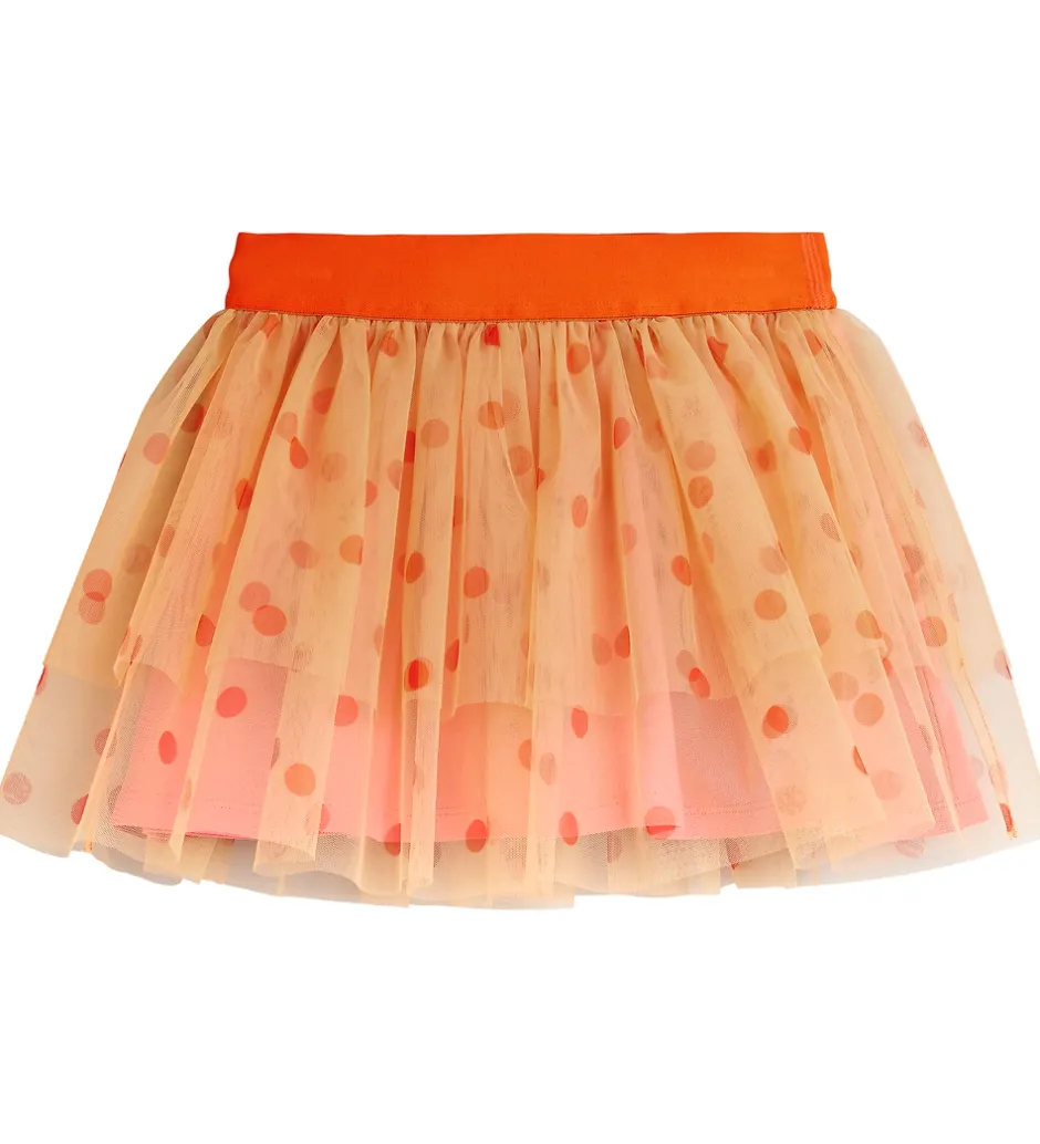 Nederdele*Mini Rodini Nederdel - Tyl - Pink m. Prikker