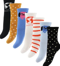Børn Mini Rodini Strømper - 7-pak - Doggie - Multi