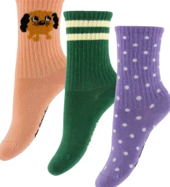 Strømper*Mini Rodini Strømper - 3-pak - Doggie - Multi