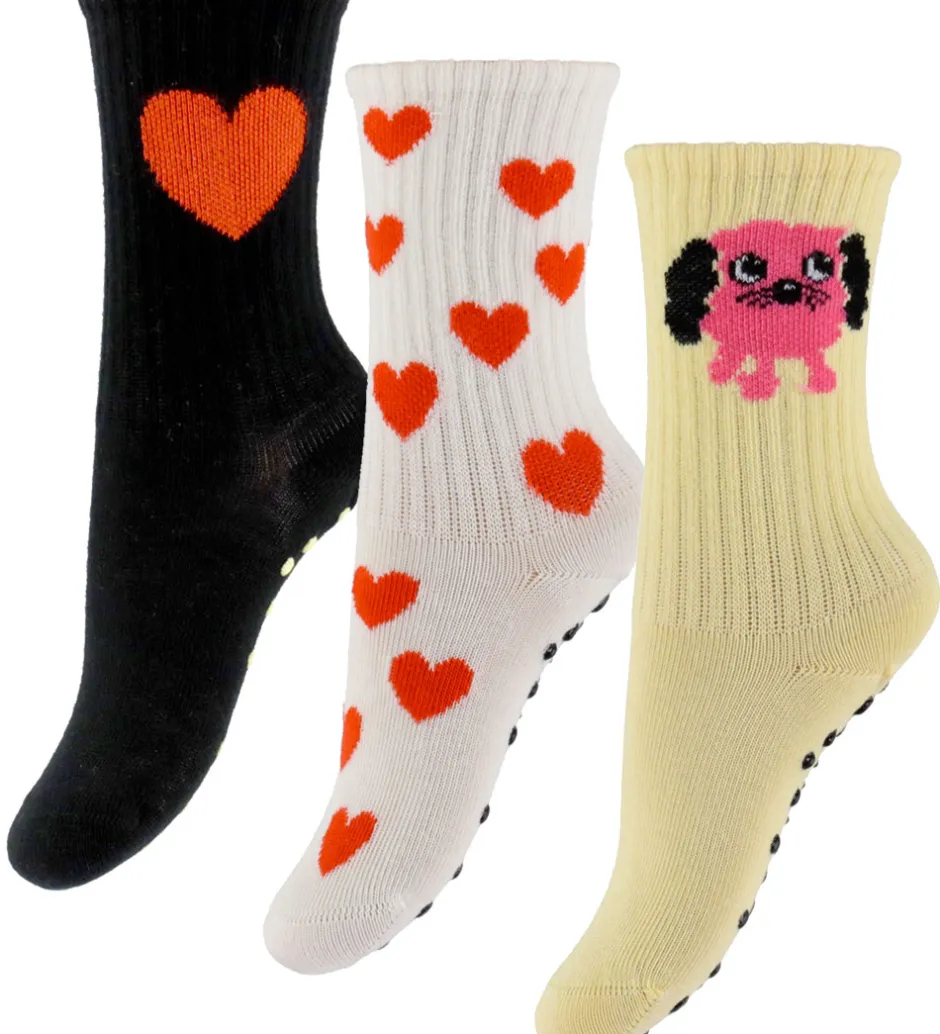 Børn Mini Rodini Strømper - 3-pak - Doggie - Multi