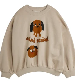 Sweatshirts*Mini Rodini Sweatshirt - Doggies - Beige