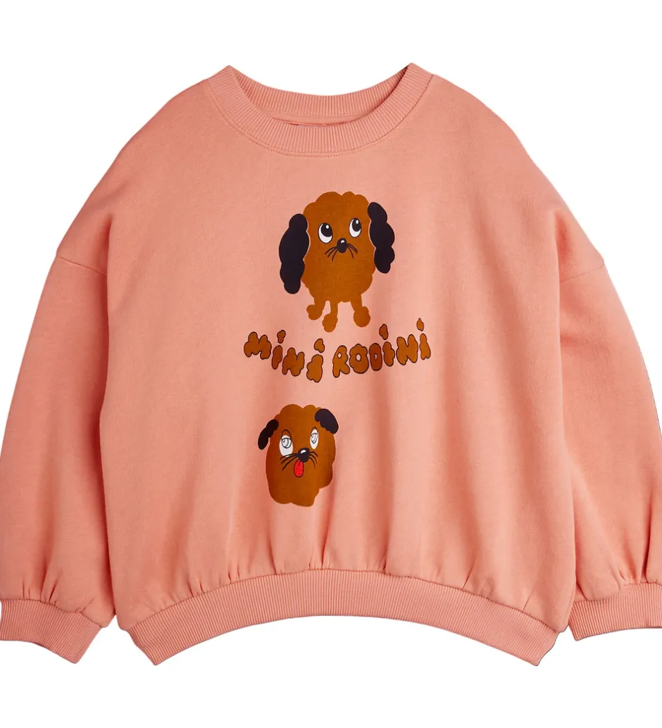 Børn Mini Rodini Sweatshirt - Doggies - Pink