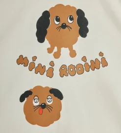 Børn Mini Rodini T-shirt - Doggies - Offwhite