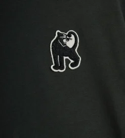 Børn Mini Rodini T-shirt - Panther patch - Sort