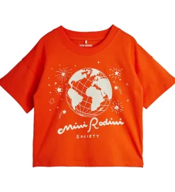 T-Shirts*Mini Rodini T-shirt - Society - Rød