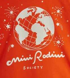 T-Shirts*Mini Rodini T-shirt - Society - Rød