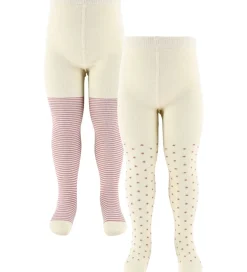 Strømpebukser*MiniPop Strømpebukser - Bambus - 2-pak - Pale Pink