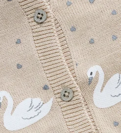Cardigans*Minymo Cardigan - Strik - AOP - Smoke Gray