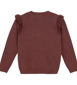 Striktrøjer*Minymo Cardigan - Strik - Rose Brown