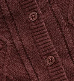Striktrøjer*Minymo Cardigan - Strik - Rose Brown