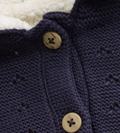 Børn Minymo Cardigan m. Teddy - Parisian Night
