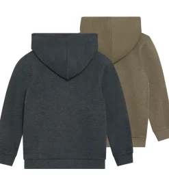 Cardigans|Basis*Minymo Cardigans m. Hætte - 2-pak - Vetiver