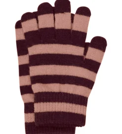 Børn Minymo Handsker - 3-pak - Uld - Catawba Grape