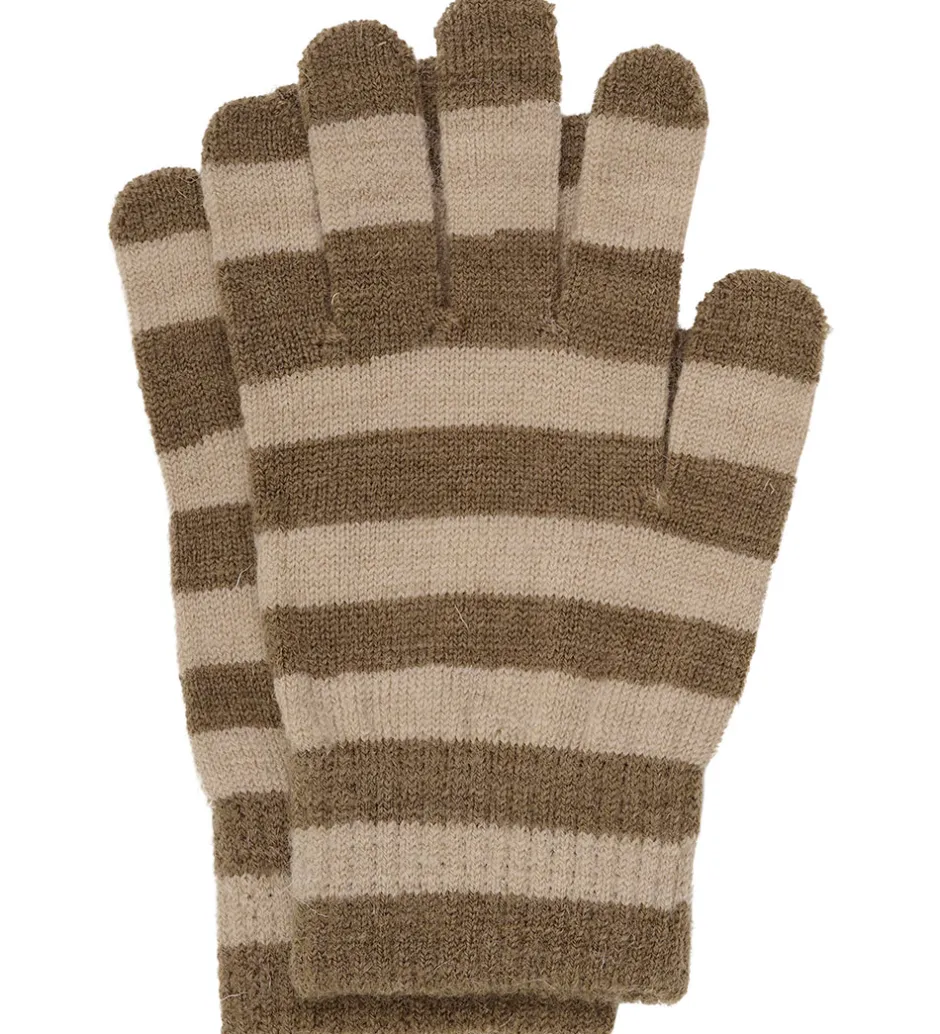 Handsker Og Luffer*Minymo Handsker - 3-pak - Uld - Caribou