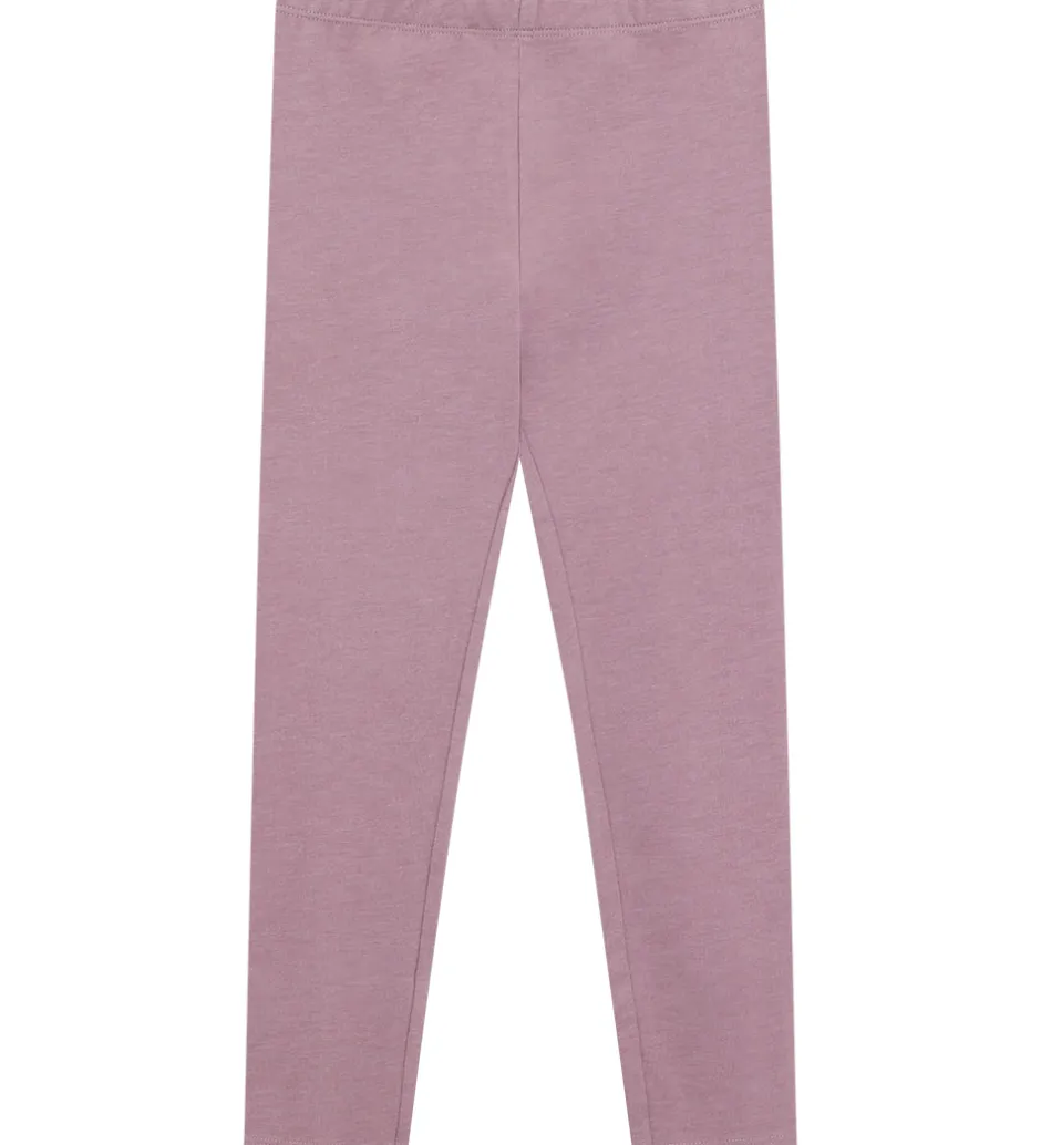Børn Minymo Leggings - AOP - 2-pak - Elderberry