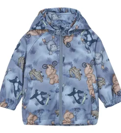 Softshell*Minymo Softshelljakke - Flint Stone m. Print