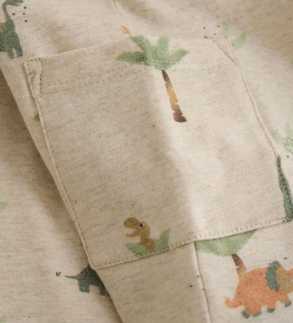 Børn Minymo Sommerdragt - Light Beige Melange