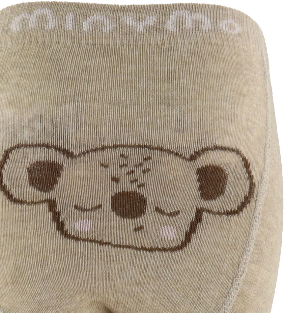 Strømpebukser*Minymo Strømpebukser - Rib - Silver Mink