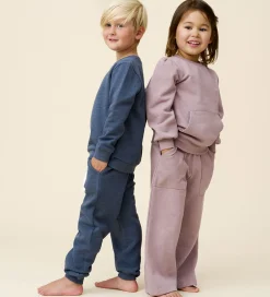 Børn Minymo Sweatpants - 2-pak - Elderberry/Rainy Day