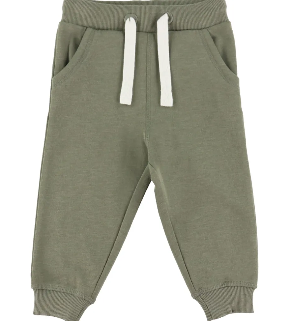 Børn Minymo Sweatpants - 2-pak - Vetiver