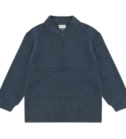 Børn Minymo Sweatshirt m. Lynlås - 2-pak - Vetiver