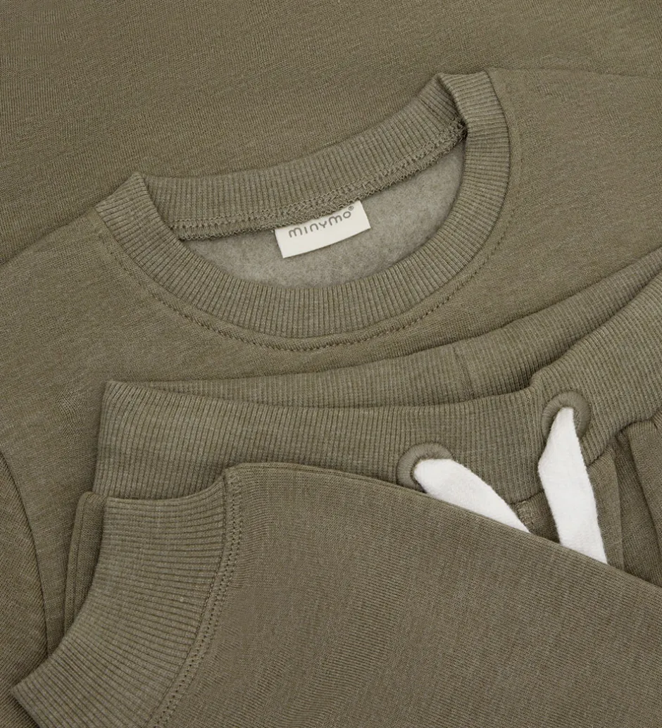 Basis*Minymo Sweatsæt - Vetiver
