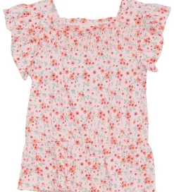 Toppe*Minymo Top - Rosen Quartz m. Blomster