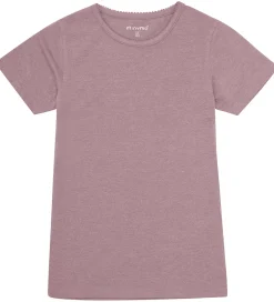 Børn Minymo T-shirts - 2-pak - Elderberry/Rainy Day