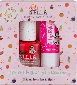 Neglelak*Miss Nella Læbepomade og Neglelak - Duo nr. 2