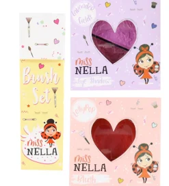 Sminke*Miss Nella Sminketaske m. Indhold - Pink Glamorous Picks