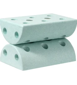 MODU Børneskammel - 4 Dele - Ocean Mint/Forest Green