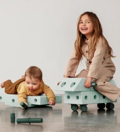 Tumledyr|Motorisk Legetøj*MODU Explorer Sæt - 20 Dele - 55x40x20 cm - Ocean Mint/Forest Gr